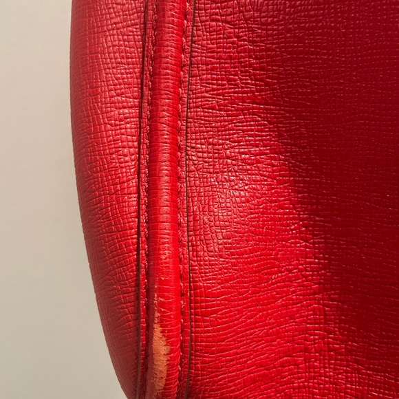 Authentic Coach Madison Cherry/ Red Satchel/Shoulder Bag - Picture 11 of 14